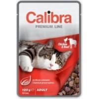 Calibra Cat kapsa Premium Adult Chicken & Beef 100g