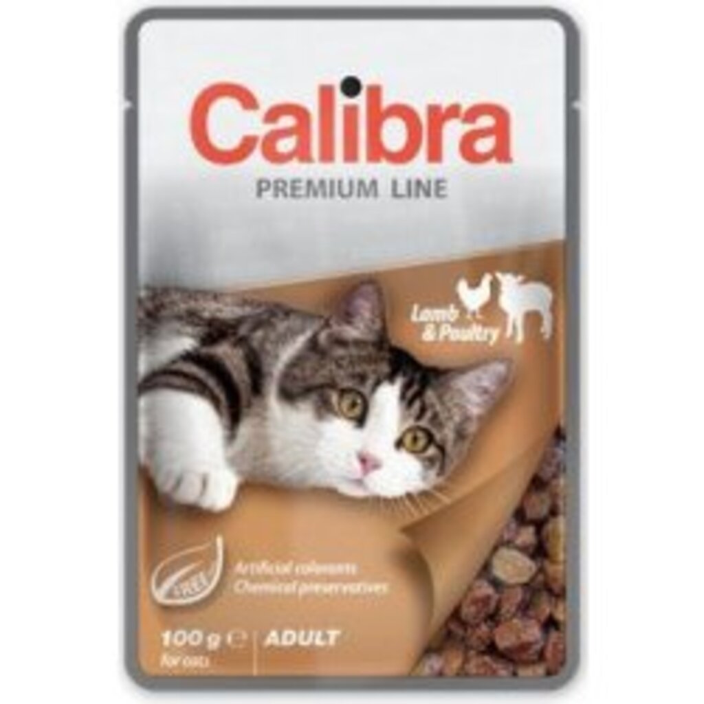 Calibra Cat kapsa Premium Adult Lamb & Poultry 100g