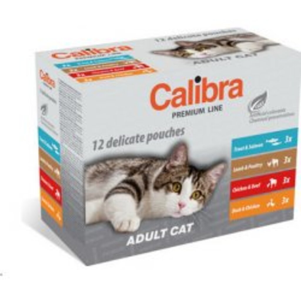 Calibra Cat kapsa Premium Adult multipack 12x100g