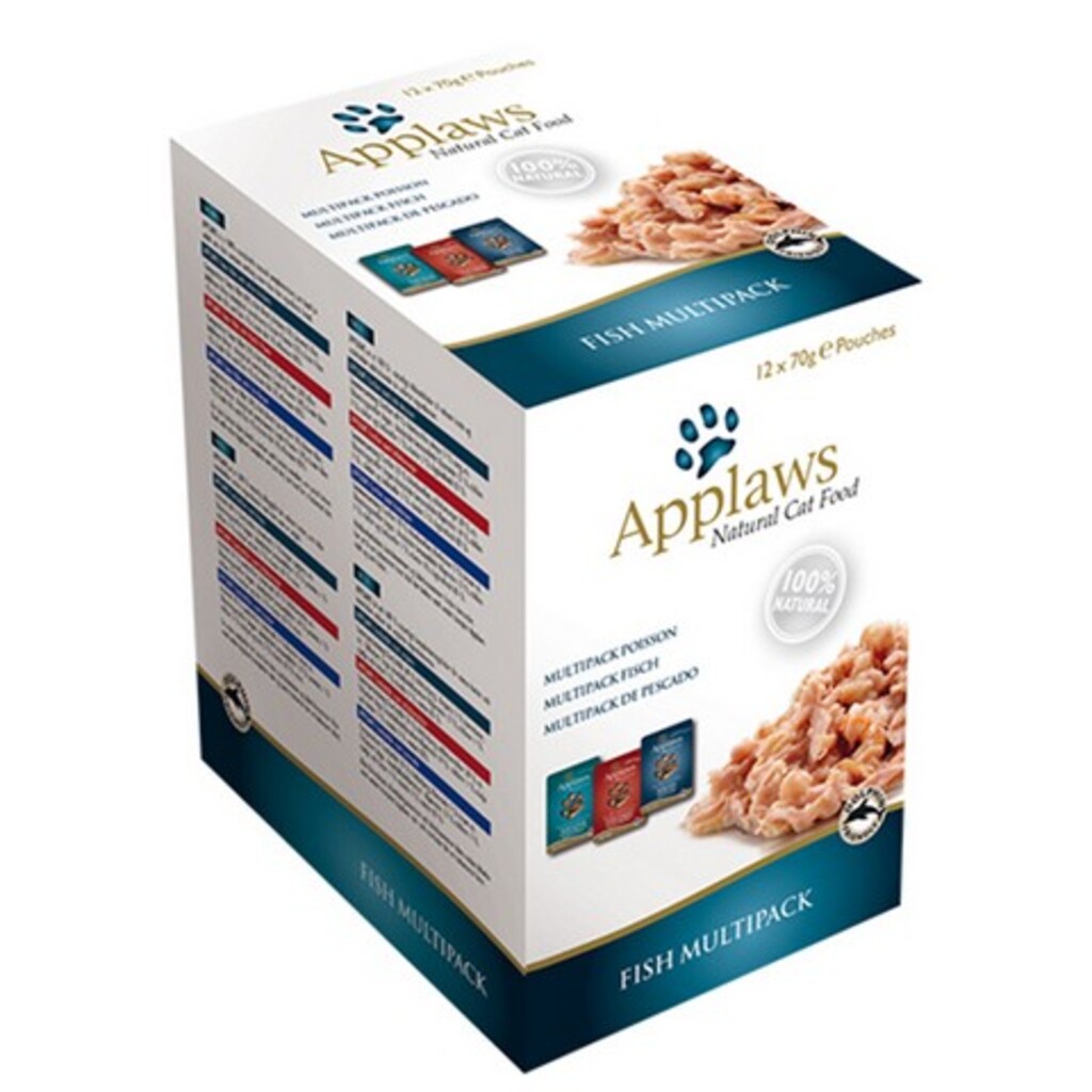 Applaws kapsička Cat 12x70g MultiFish - Rybí výběr