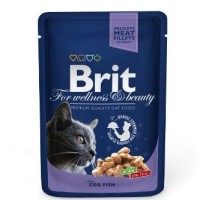 Brit Premium Cat kapsa with Cod Fish 100g
