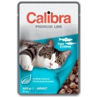 Calibra Cat kapsa Premium Adult Trout & Salmon 100g