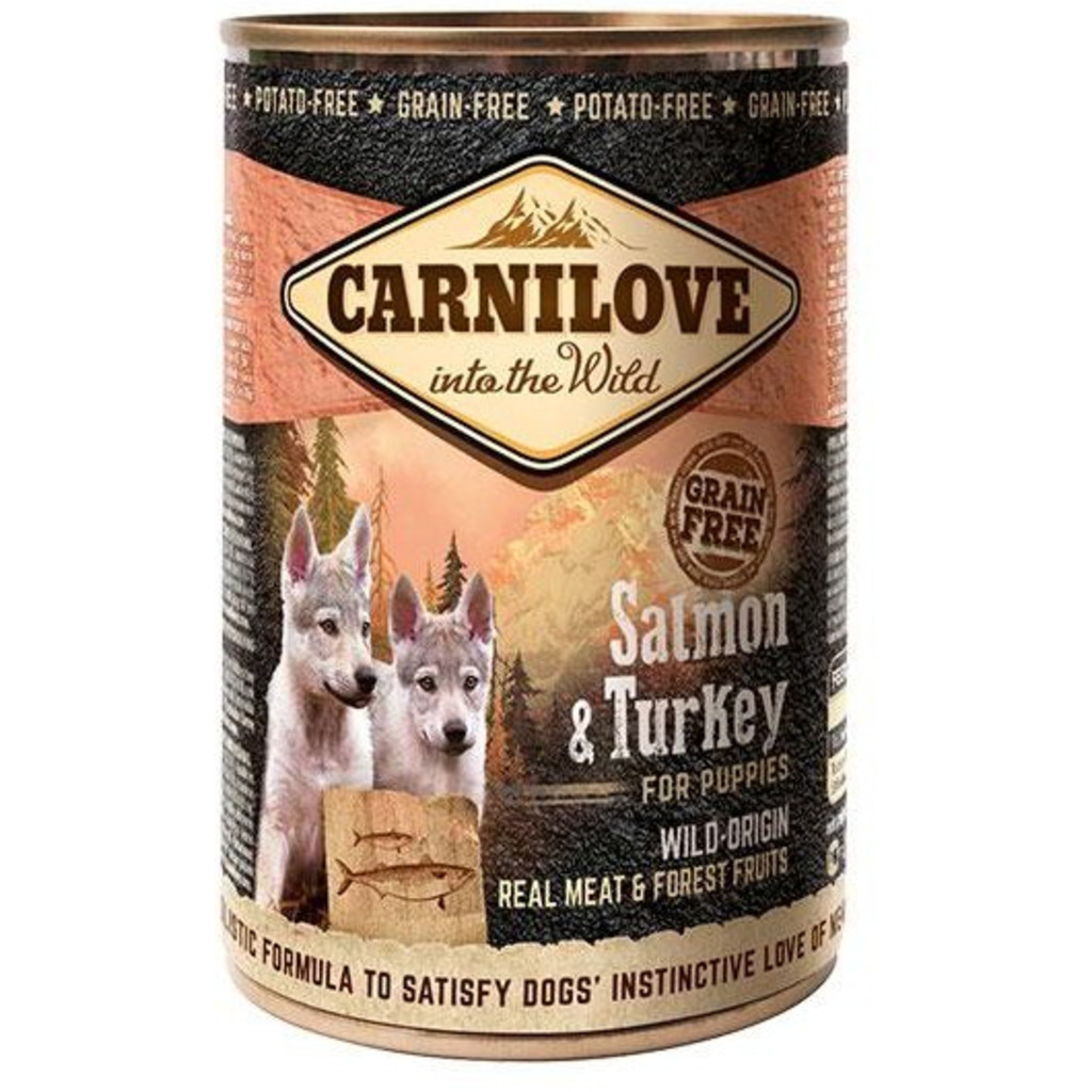 Carnilove Wild Meat Salmon & Turkey for Puppies 400g