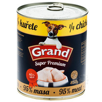 GRAND konzerva pes Extra s 1/4 kuřete 850g
