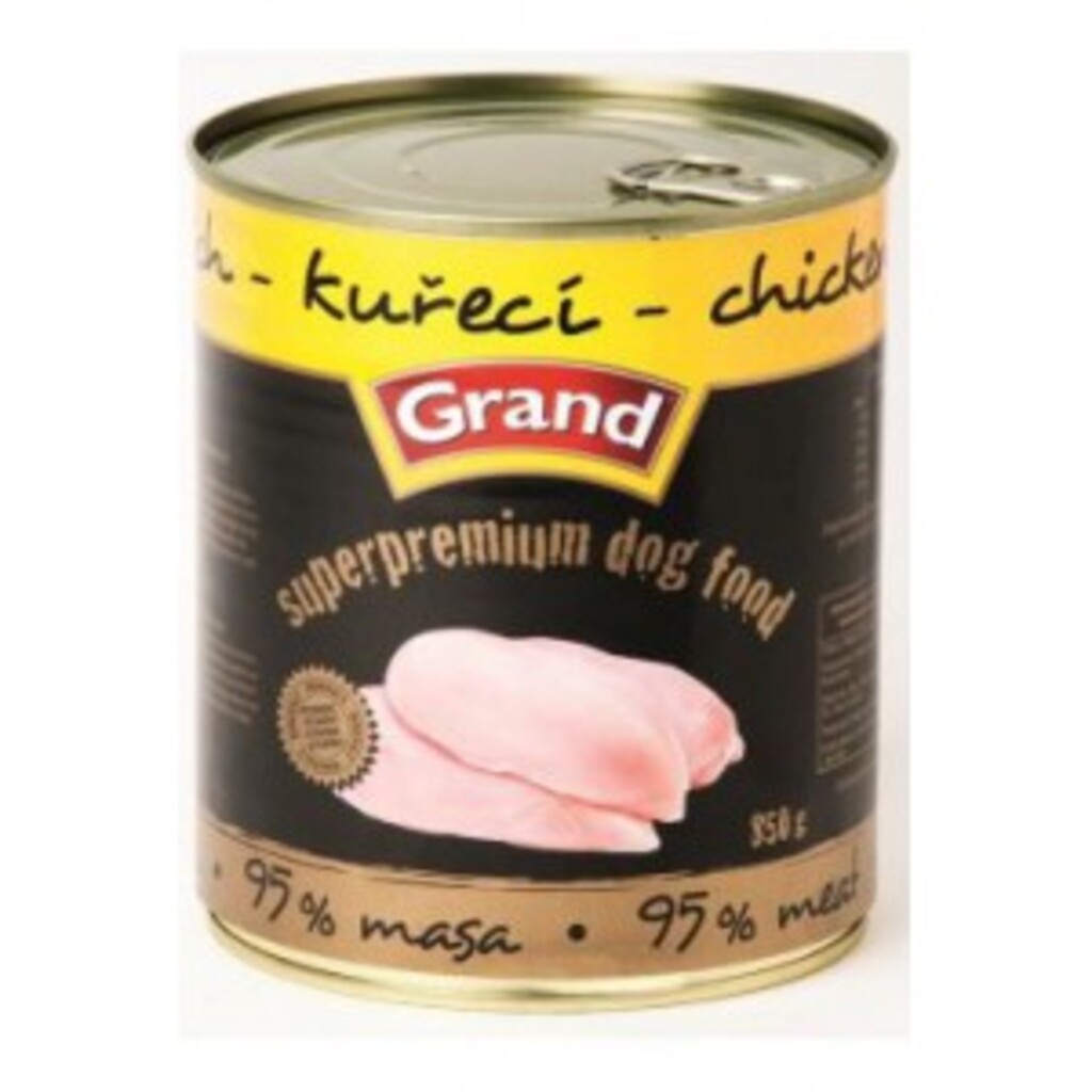 GRAND konzerva Superpremium pes drůbeží 850g