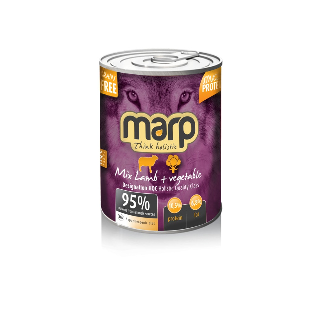 Marp Dog Mix konzerva pro psy jehně + zelenina 400g