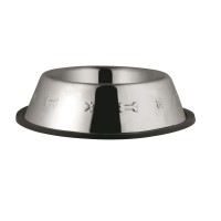 Miska nerez s gumou KOSTIČKY 0,525l/15,5cm