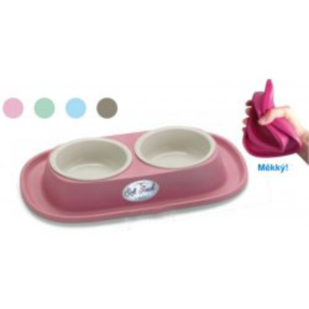 Miska SOFT TOUCH double 31x20x3,5