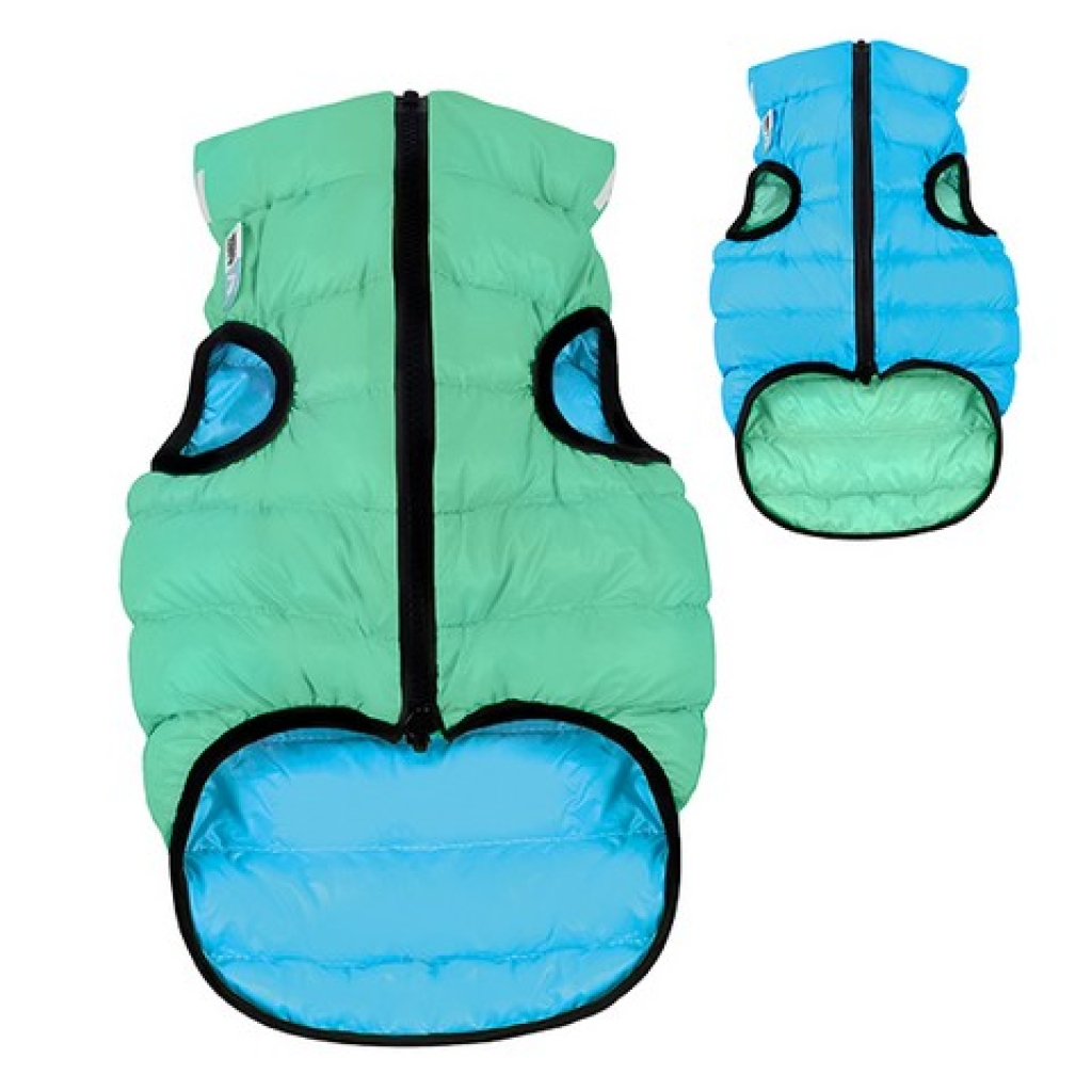AIRY VEST LUMI bunda pro psy luminiscenční/modrá XS 22