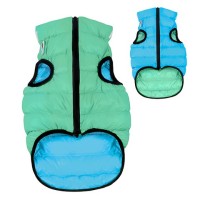 AIRY VEST LUMI bunda pro psy luminiscenční/modrá XS 30