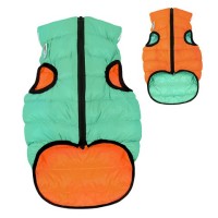 AIRY VEST LUMI bunda pro psy luminiscenční/oranžová XS 25