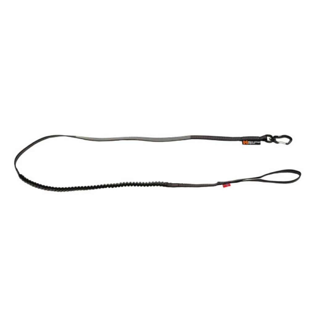 Non-stop Dogwear Touring Bungee Leash 1,2m/23mm Grey - Vodítko s amortizérem pro malé psy