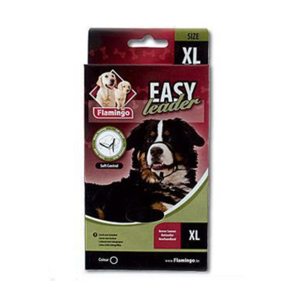 Ohlávka proti táhnutí Easy leader černá XL