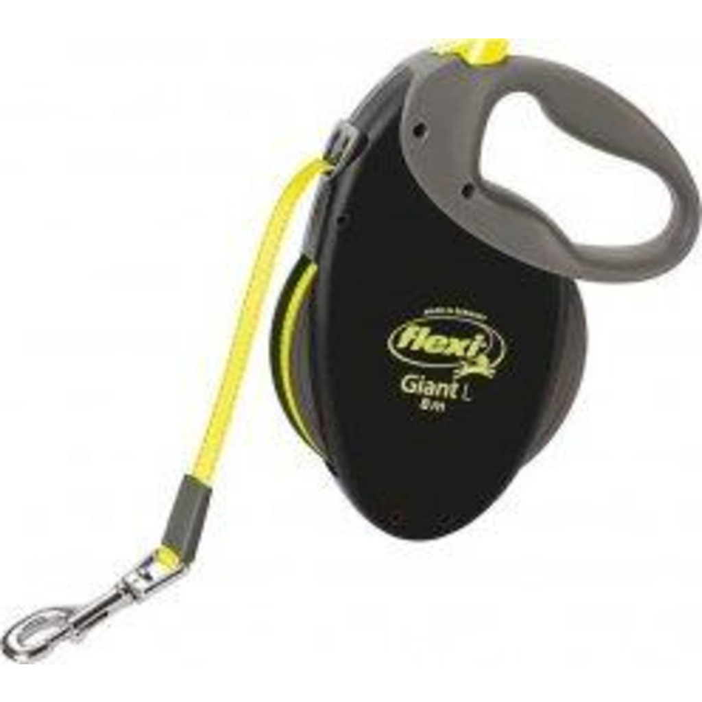 Vodítko FLEXI Giant L 8m/50kg Pásek neon