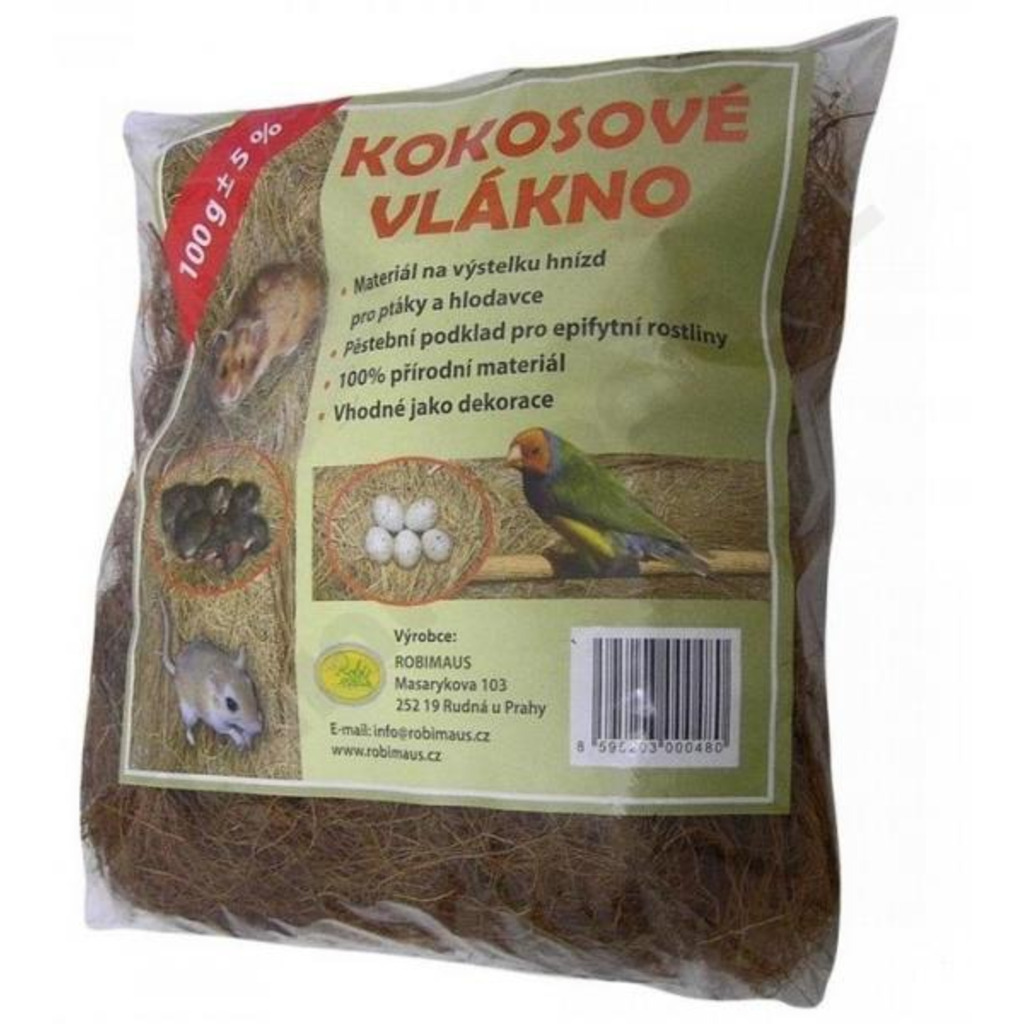 Kokosové vlákno 100g - Robimaus