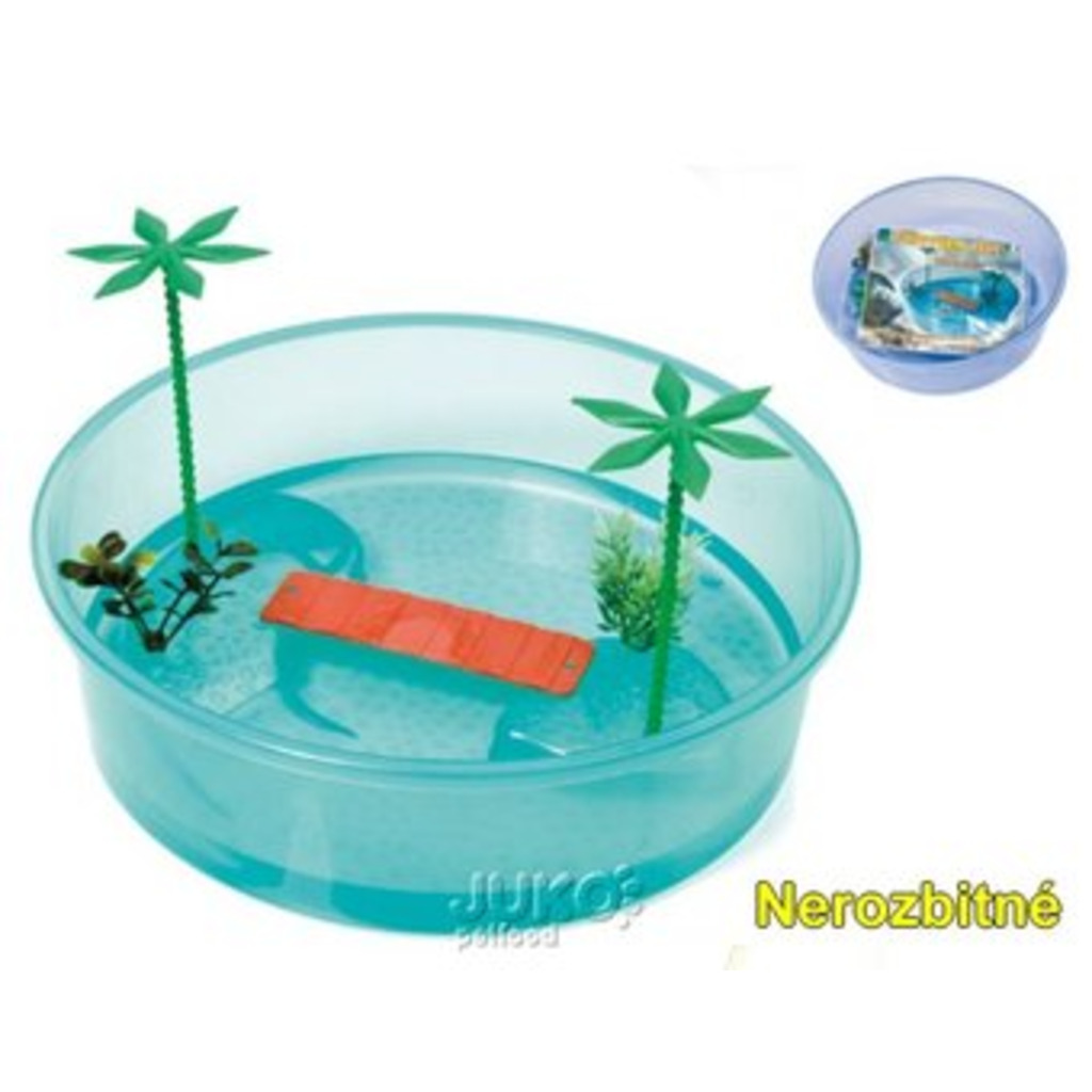 Terarium TORTUGA ISLE pr.26xh7,5-PLAST