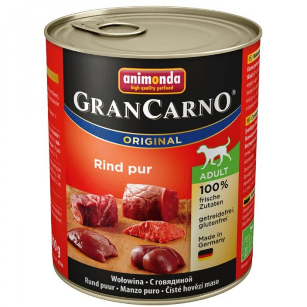 Animonda GRANCARNO konzerva ADULT hovězí 800g NEW