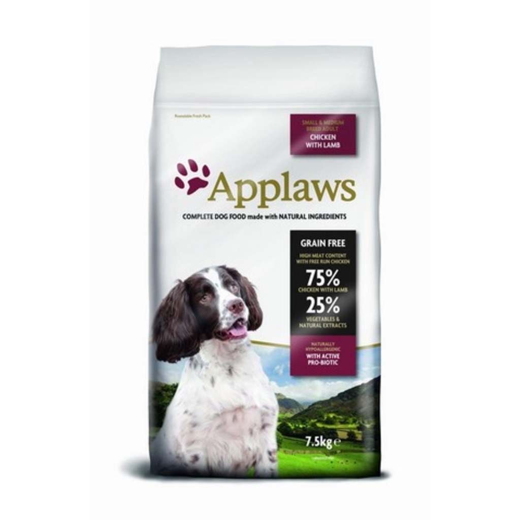 Applaws Dog Adult Small & Medium Breed Chicken & Lamb 2kg 