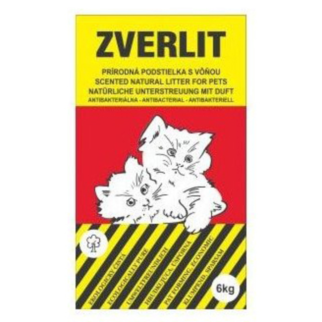ZVERLIT červený hrubý s vůní Podestýlka kočka 6kg
