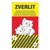 ZVERLIT červený hrubý s vůní Podestýlka kočka 6kg