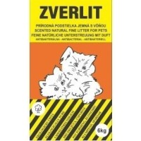 ZVERLIT oranžový jemná s vůní Podestýlka kočka 6kg