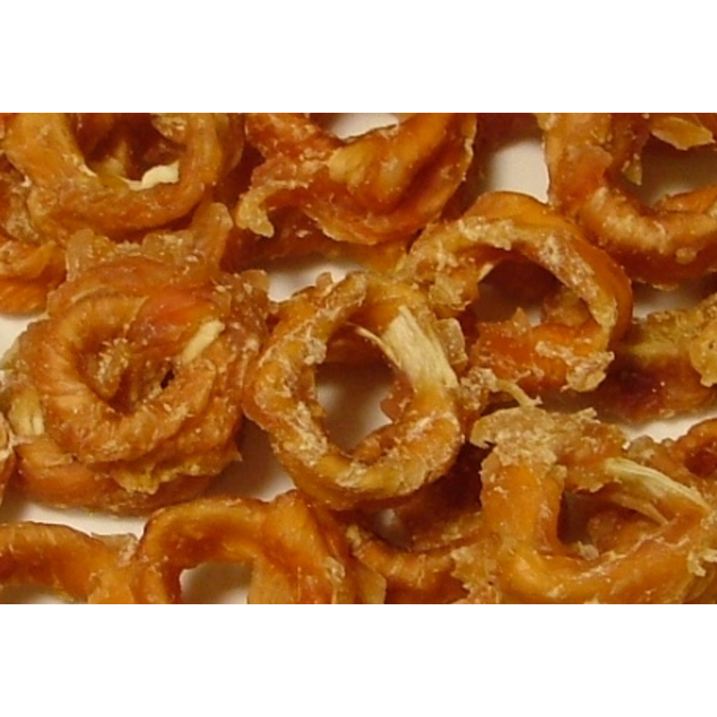 Kroužky z tresky obalené kuřecím masem 250g